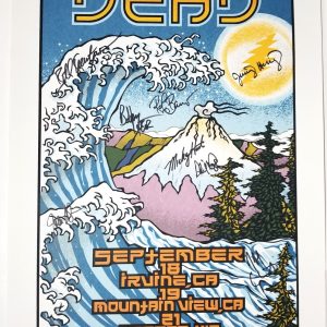 The Dead SIGNED Limited Edition Poster #67/700 JSA LOA Grateful Lesh Hart Weir