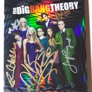 Big Bang Theory CAST hand SIGNED DVD #3 JSA LOA Cuoco Galecki Parsons Bialik +