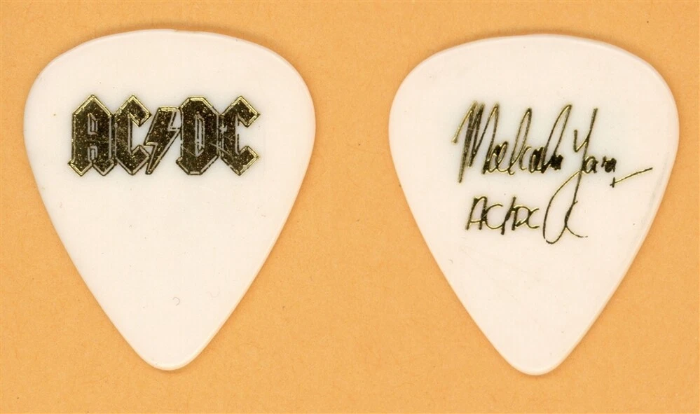 AC/DC Malcolm Young Vintage Guitar Pick - 1996 Ballbreaker Tour ...