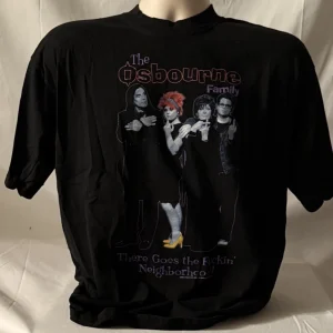 Osbourne Family 2002 MTV Show Allsport T Shirt SZ L Ozzy Sharon Rare EXPLICIT
