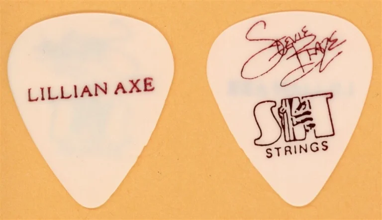 Lillian Axe Steve Blaze Vintage Guitar Pick - 1992 Poetic Justice Tour