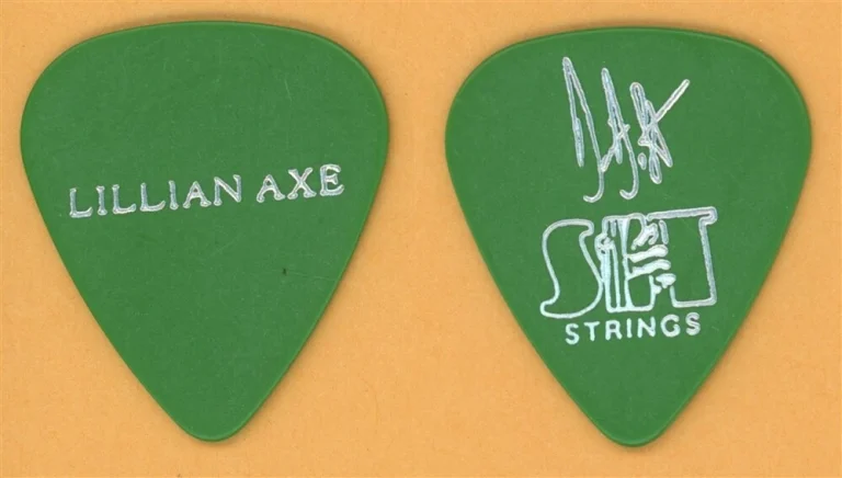 Lillian Axe Darrin DeLatte Vintage Guitar Pick - 1992 Poetic Justice Tour