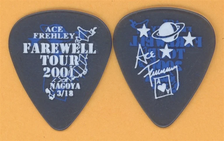 KISS 2000 Farewell Tour Ace Frehley Vintage Guitar Pick - Nagoya, JPN