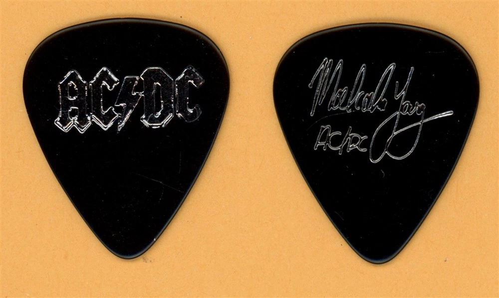 AC/DC Malcolm Young Vintage Guitar Pick - 1988 Blow Up Your Video Tour ...