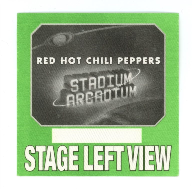 Red Hot Chili Peppers 2006 Concert Tour Backstage Pass STAGE LEFT