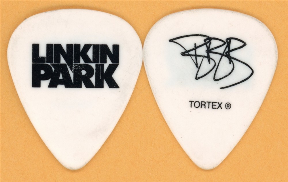 リンキンパーク LINKIN PARK Brad Delson 2007 ピック LINKIN PARK Joe Hahn Guitar Pick 2007 Tour Stage Concert