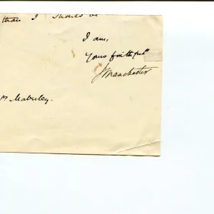 James Moorhouse Author Clergy Bishop Of Melbourne & Manchester Signed Autograph