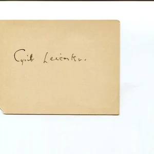 Cyril Bardsley Bishop Of Peterborough Leicester Clergy Signed Autograph