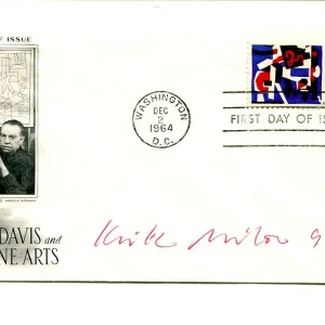 Keith Milow Famous British Artist Signed Autograph FDC