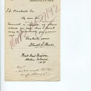 Flavel Scott Mines Clergy Author Signed Autograph ALS