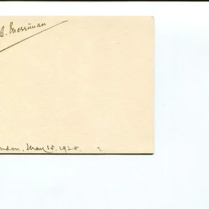 Boyd Merriman 1st Baron MP Manchester Rusholm Solicitor General Signed Autograph