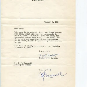 C.P. Charles Trussell 1949 Pulitzer Prize Writer Author Signed Autograph Letter