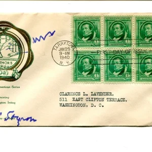 William Styron Famous Author Sophie's Choice Pulitzer Prize Signed Autograph FDC