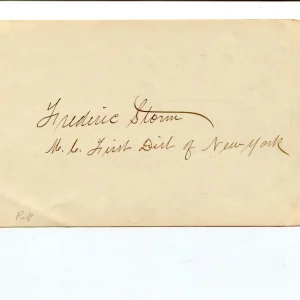 Frederic Storm New York James Davidson Wisconsin Representative Congress Signed