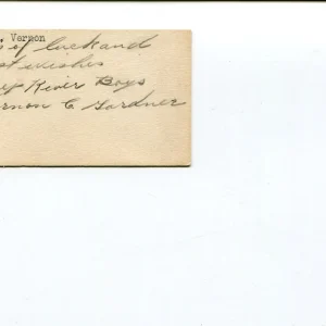 Vernon Gardner Deep River Boys Early R&B Gospel Singer Signed Autograph