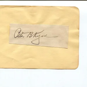 Peter B. Kyne The Three Godfathers Hell's Heroes Author Signed Autograph