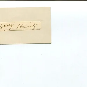 William F Harrity Grover Cleveland Campaign Manager DNC Chair Signed Autograph