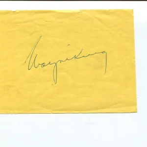 Wayne King Jazz Big Band The Waltz King Signed Autograph