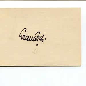 Bernard Forbes 8th Earl Granard Arsenal Football Chairmen Signed Autograph