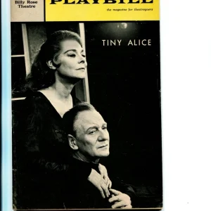Edward Albee Tiny Alice Signed Autograph Opening Night Broadway Playbill