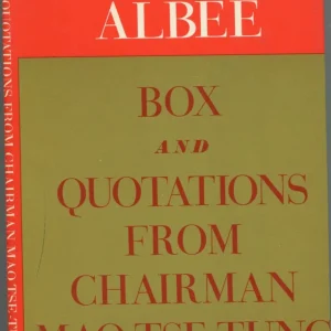 Edward Albee Box And Quotations From Chairman Mao Tse-Tung Signed Autograph Book
