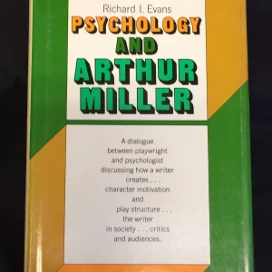 Arthur Miller Psychology Of Signed Autograph 1st Edition Hardback Book