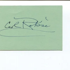 Carl Rakosi Objectivist Poet Author Signed Autograph