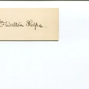 William Walter Phelps NJ New Jersey US Representative Congress Signed Autograph