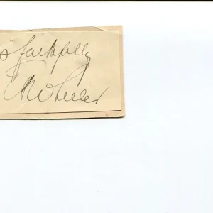 Everett P. Wheeler New York Lawyer American Bar Associa Founder Signed Autograph