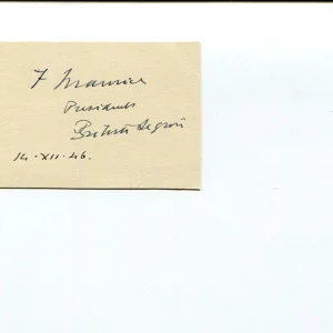 General Frederick Barton Maurice British Legion Founder Signed Autograph