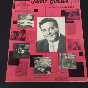 Jackie Gleason Song Album Of Recorded Hits Harms Inc Piano Music 1955 Songbook