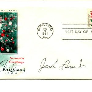 Jack Lenox WWII War Fighter Ace Signed Autograph FDC
