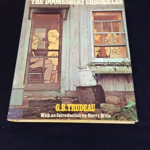 Garry GB Trudeau Doonesbury Chronicles Cartoonist Signed Autograph 1st Ed Book