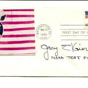 Gary Krier NASA Test Pilot Space Signed Autograph FDC