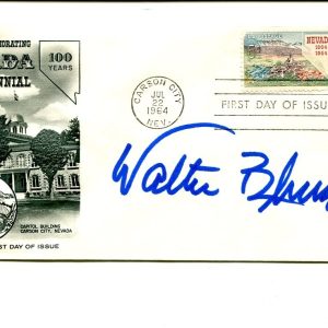 Walter Blum HOF Horse Jockey Racing Signed Autograph FDC