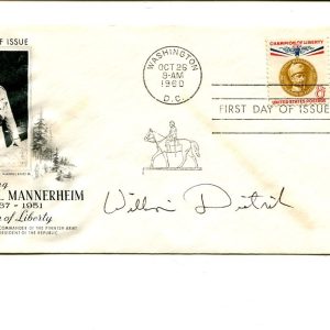 William Dietrich Pulitzer Prize Winner Author Journalist Signed Autograph FDC