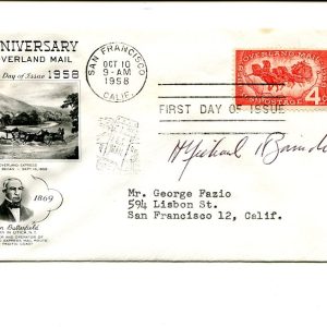 Michael Banicki Famous American Artist Rare Signed Autograph FDC