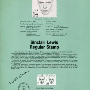 Winston Groom Forest Gump Gump and Co Author Rare Signed Autograph FDC Sheet