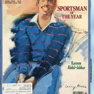 Kareem Abdul-Jabbar Larry Rivers Brett Hull Sports Illustrated 1985 Magazine