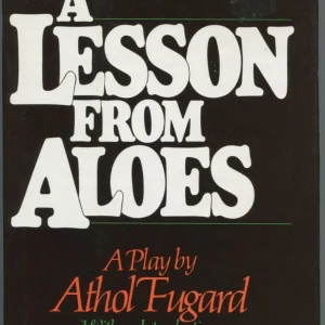 Athol Fugard A Lesson From Aloes Signed Autograph 1st Edition Hard Back Book