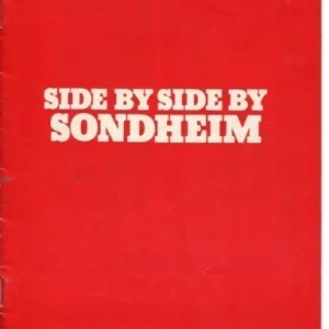 Millicent Martin Side By Side By Stephen Sondheim British Feb 1977 Playbill