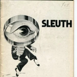 Anthony Quayle Keith Baxter Anthony Shaffer Sleuth 1970 Opening Night Playbill