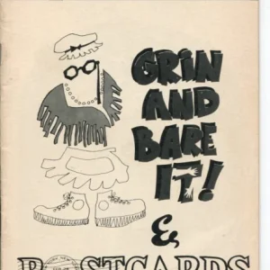 David Christmas James Priseaux Grin And Bare It Postcards Opening Night Playbill