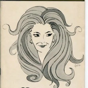 Geraldine Page Tom Ligon Simon Oakland Angela 1969 Opening Night Playbill