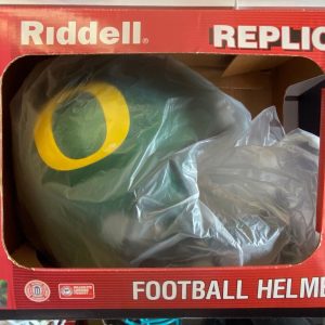 NCAA COLLEGE OREGON DUCKS RIDDELL REPLICA FULL SIZE HELMET W/BOX RARE