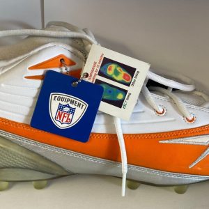 REEBOK NFL MIAMI DOLPHINS TEAM COLORS ADULT SIZE CLEAT (GREAT FOR AUTOGRAPHS)