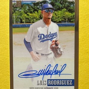 2021 BOWMAN HERITAGE LUIS RODRIGUEZ VARIATION AUTO #93PA-LR DODGERS