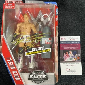 Tyson Kidd Signed WWE Elite Action Figure JSA COA