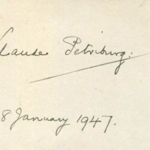 Claude Blagden Episcopal Bishop of Peterborough Clergy Rare Signed Autograph