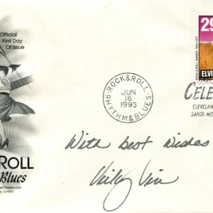 Vicky Tiu Cayetano It Happened at the World's Fair Elvis Signed Autograph FDC